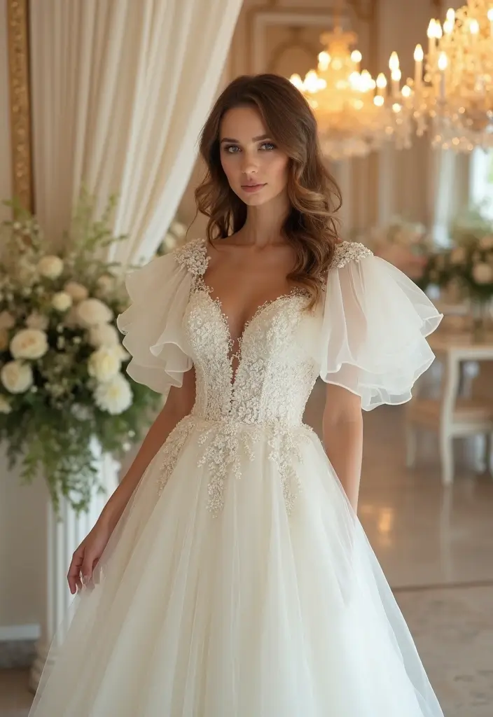 27 Inspiring Wedding Dress Ideas for Every Bride’s Style - 11. Statement Sleeves