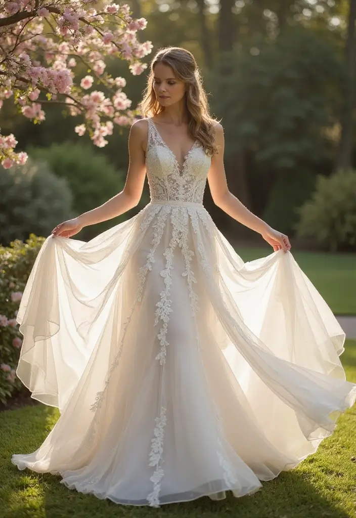 27 Inspiring Wedding Dress Ideas for Every Bride’s Style - 12. Layered Skirts