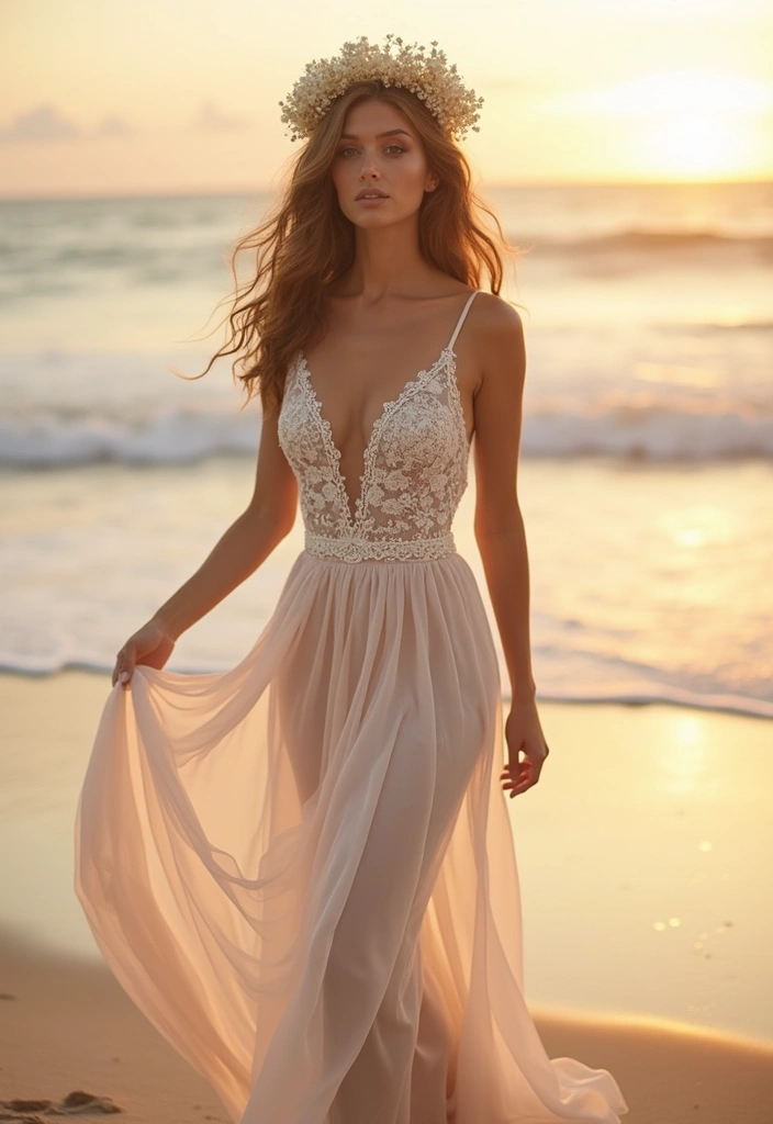 27 Inspiring Wedding Dress Ideas for Every Bride’s Style - 16. Flowing Silhouettes