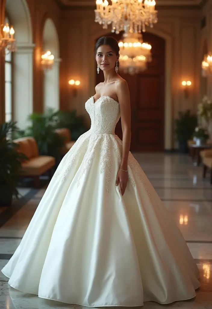 27 Inspiring Wedding Dress Ideas for Every Bride’s Style - 17. Classic Ball Gowns