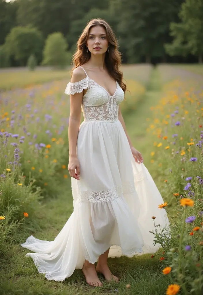 27 Inspiring Wedding Dress Ideas for Every Bride’s Style - 2. Bohemian Dream