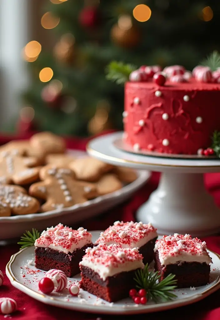 27 Magical Christmas Wedding Inspiration for a Festive Celebration - 11. Seasonal Dessert Tables