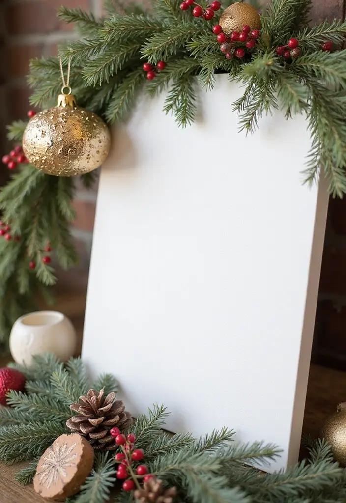 27 Magical Christmas Wedding Inspiration for a Festive Celebration - 12. Unique Guest Book Ideas