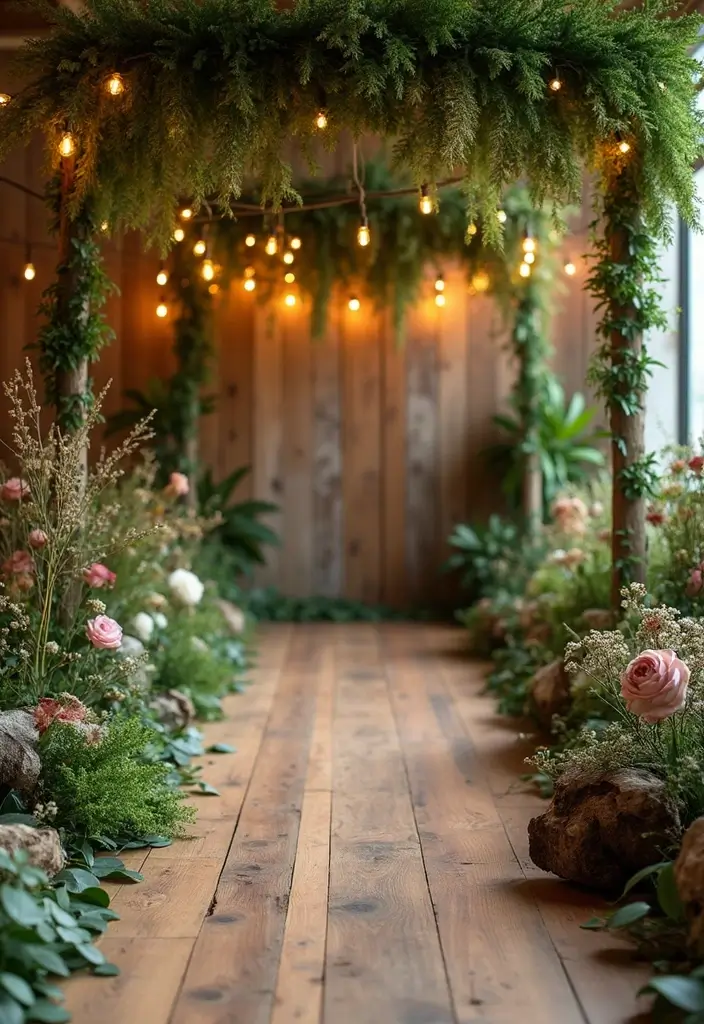 27 Magical Christmas Wedding Inspiration for a Festive Celebration - 18. Eco-Friendly Decor Options