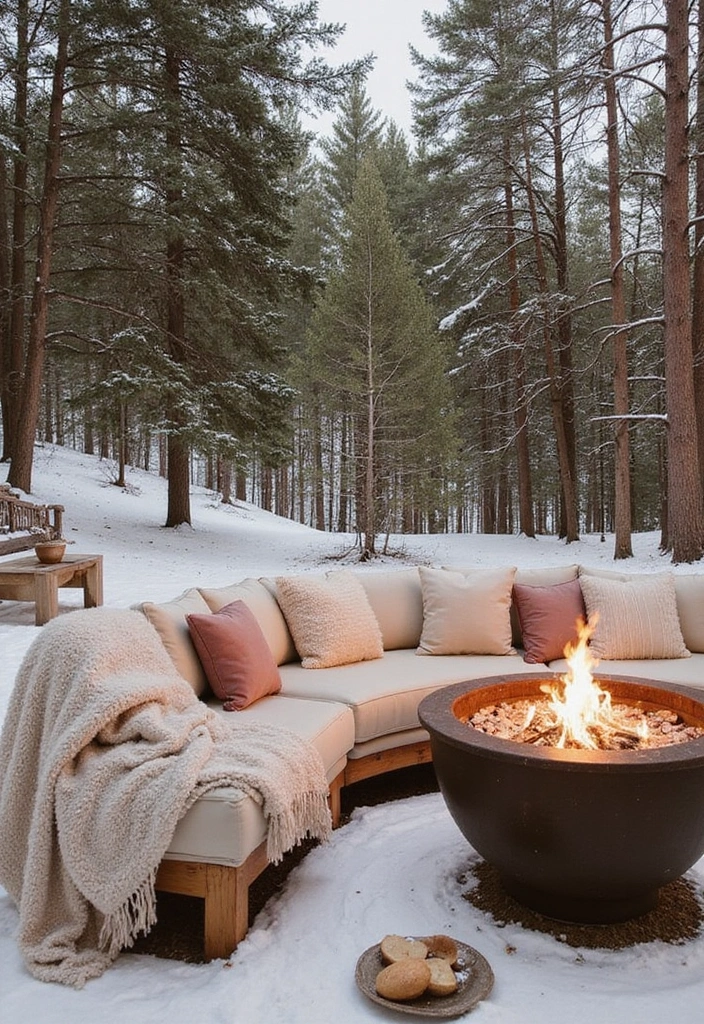 27 Magical Christmas Wedding Inspiration for a Festive Celebration - 6. Cozy Seating Arrangements