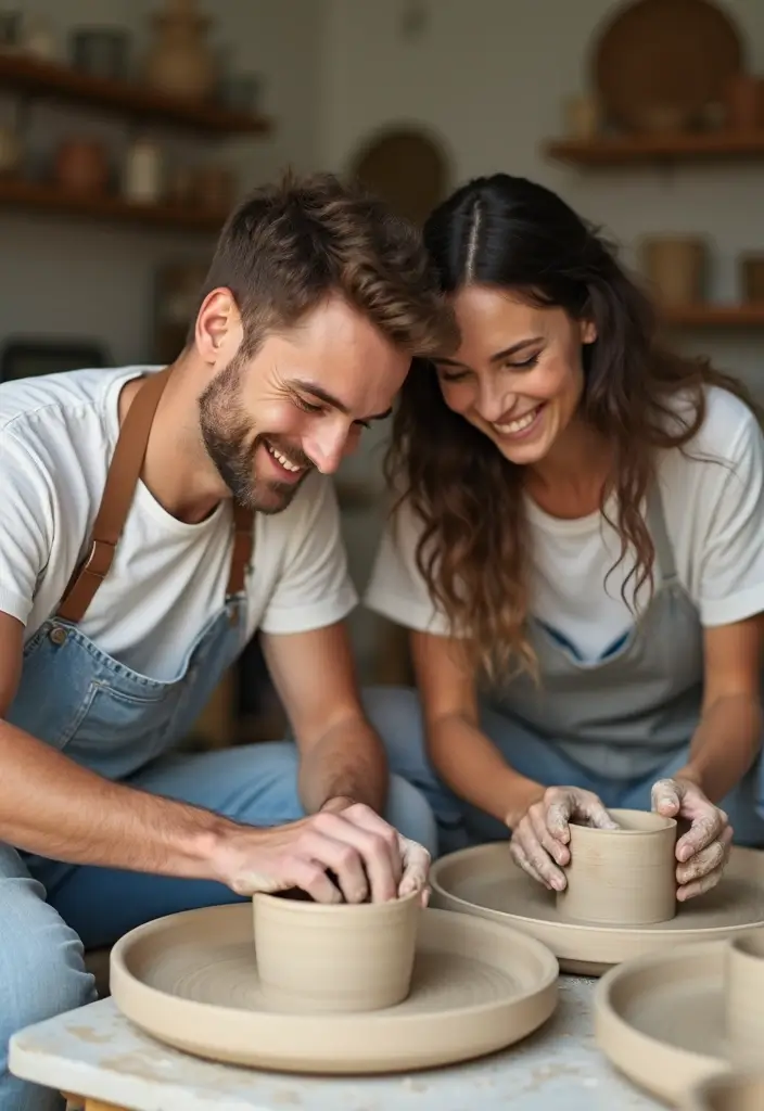 27 Memorable 10th Wedding Anniversary Celebration Ideas - 20. Join a Class Together