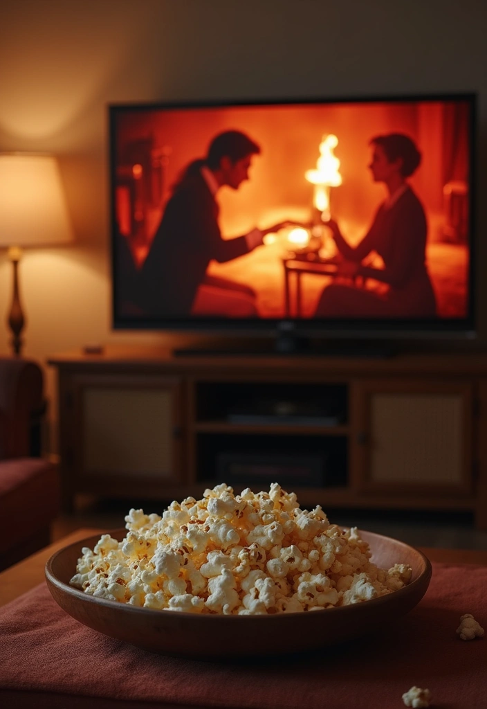 27 Memorable 10th Wedding Anniversary Celebration Ideas - 8. Throwback Movie Marathon