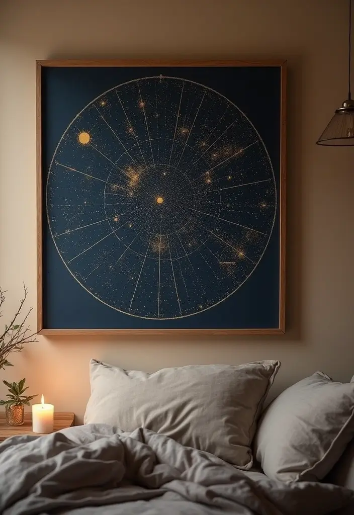 27 Memorable 10th Wedding Anniversary Celebration Ideas - 9. Personalized Star Map