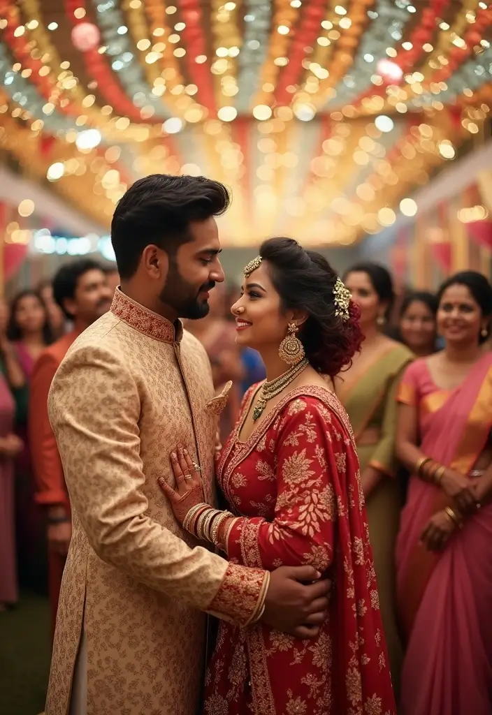 27 Romantic Couple Wedding Photos to Treasure Forever - 15. Cultural Fusion: Celebrating Heritage