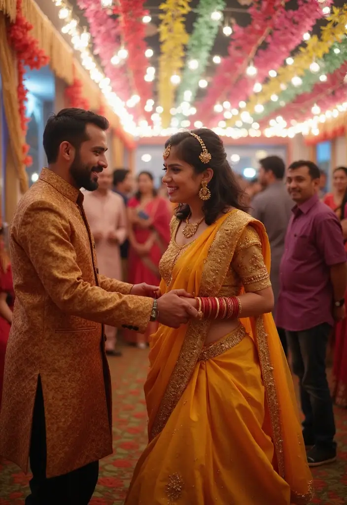 27 Romantic Couple Wedding Photos to Treasure Forever - 23. Cultural Dance: Celebrating Traditions