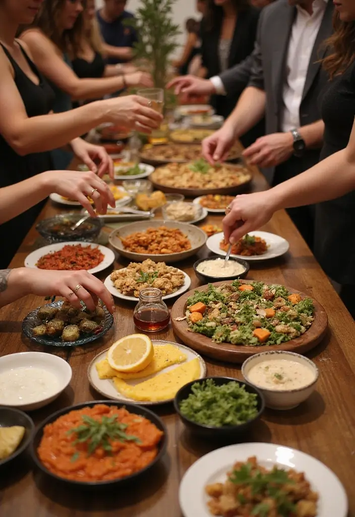 27 Unique Wedding Food Ideas to Stand Out and Wow Your Guests - 20. Unique Mediterranean Mezze Table