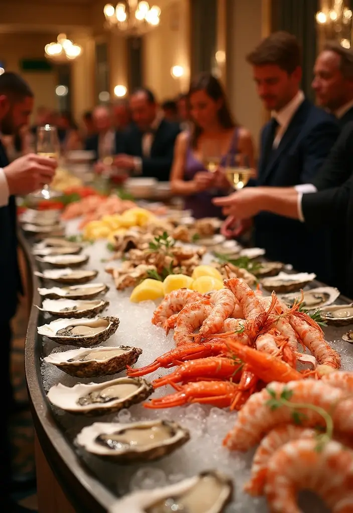 27 Unique Wedding Food Ideas to Stand Out and Wow Your Guests - 21. Unique Seafood Raw Bar