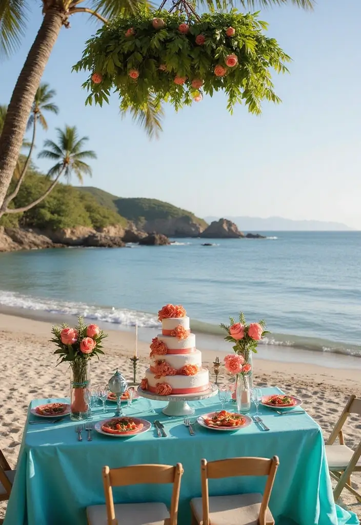 28 Beautiful Blue and Green Wedding Colors for a Fresh Look - 2. Turquoise Bliss