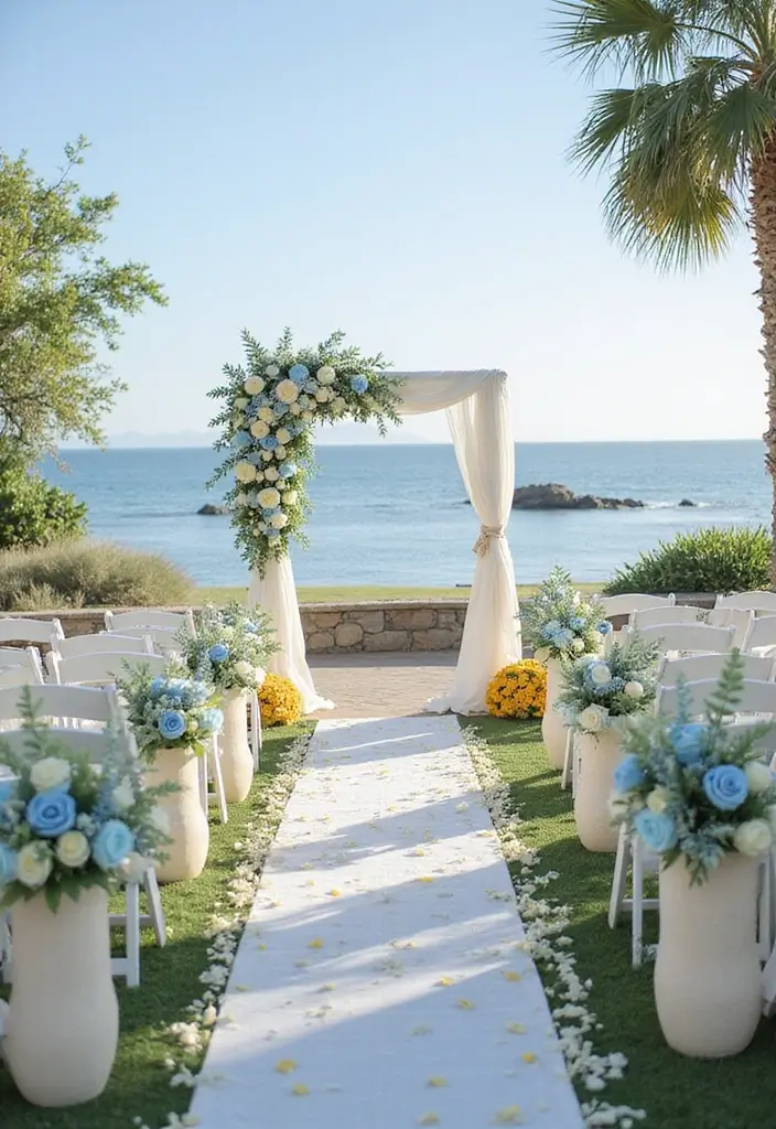 28 Beautiful Blue and Green Wedding Colors for a Fresh Look - 23. Pacific Blue