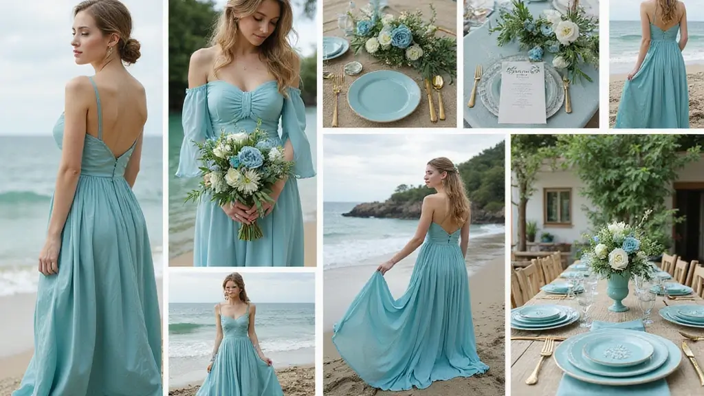 28 Beautiful Blue and Green Wedding Colors for a Fresh Look