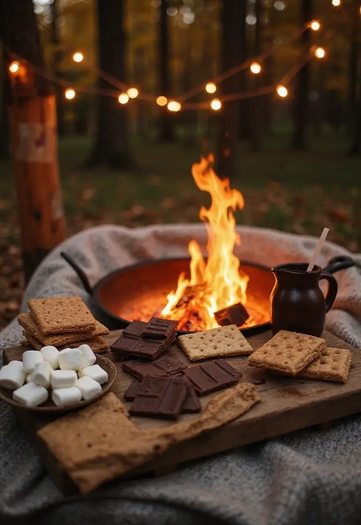 28 Best Food for Wedding Receptions to Delight Every Guest - 10. Interactive S'mores Station