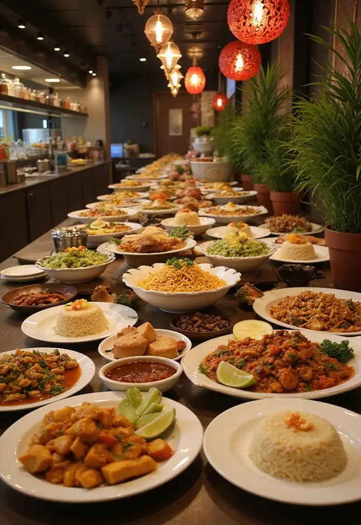 28 Best Food for Wedding Receptions to Delight Every Guest - 12. Flavorful Global Cuisine Stations