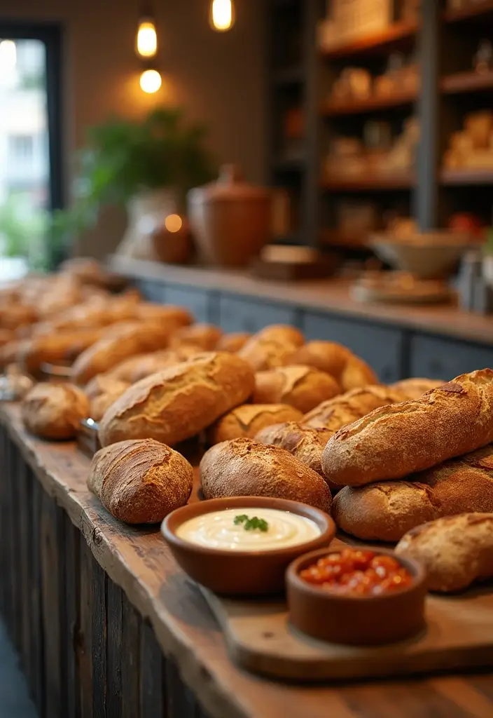 28 Best Food for Wedding Receptions to Delight Every Guest - 13. Artisan Bread Station