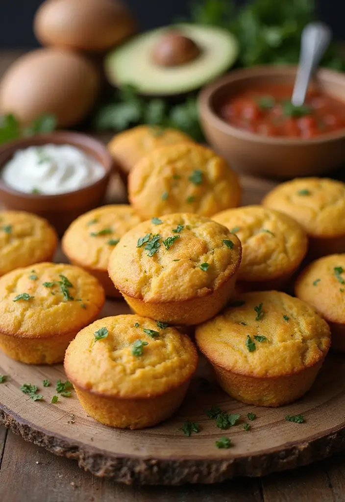 28 Best Food for Wedding Receptions to Delight Every Guest - 27. Taco Cornbread Muffins