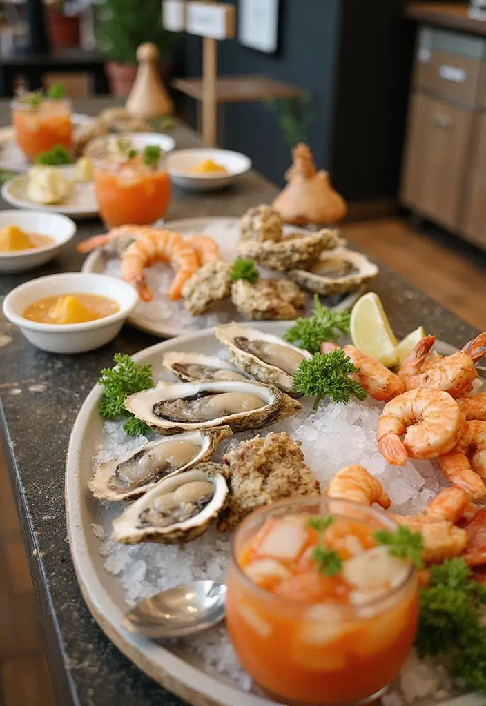 28 Best Food for Wedding Receptions to Delight Every Guest - 4. Exquisite Seafood Station
