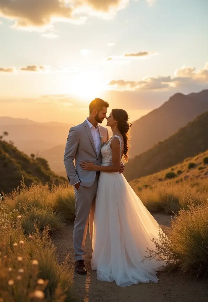 28 Chic Civil Wedding Photos to Celebrate Love Your Way - 14. Destination Dreams: Travel-Inspired Ceremonies