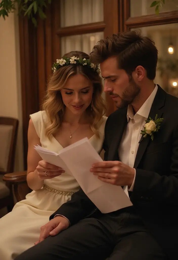 28 Chic Civil Wedding Photos to Celebrate Love Your Way - 28. Love Letters: Writing Your Story