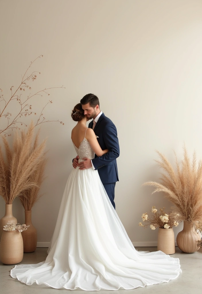 28 Chic Civil Wedding Photos to Celebrate Love Your Way - 4. Minimalist Magic: Simplicity at Its Best