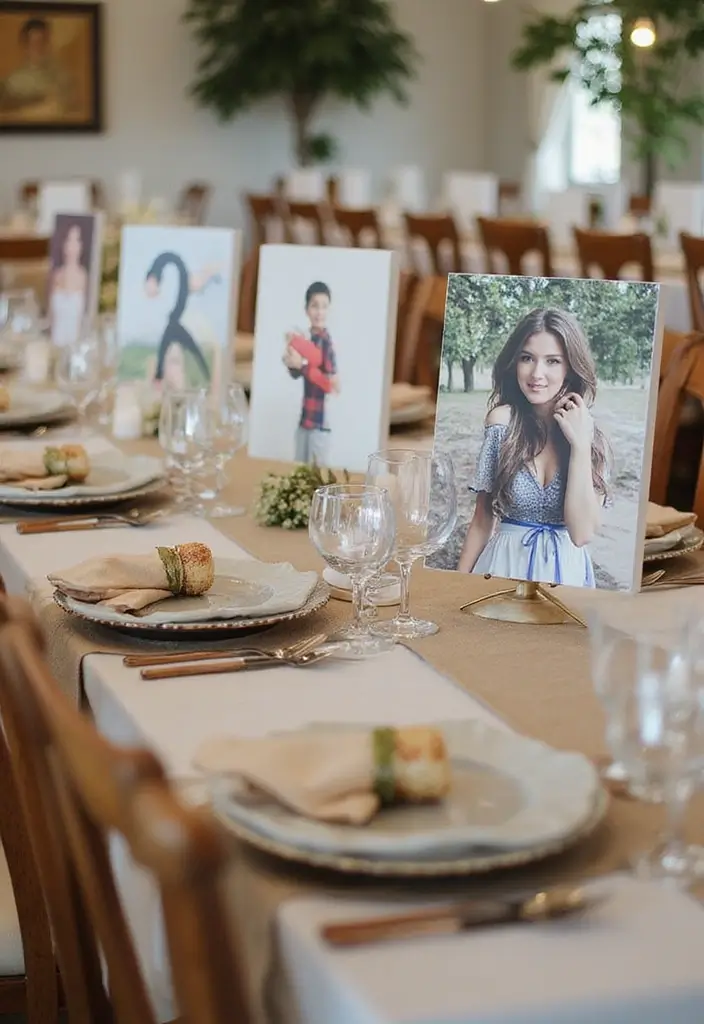 28 Elegant 25th Wedding Anniversary Decorations to Inspire You - 12. Unique Table Numbers