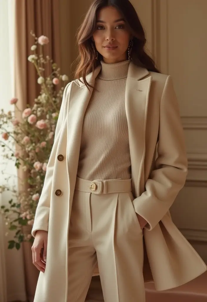 28 Fashionable Wedding Guest Outfit Inspiration for Every Season - 17. Sophisticated Separates for Winter