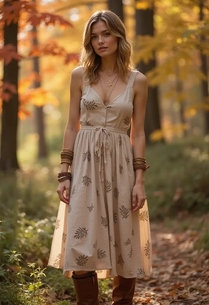 28 Fashionable Wedding Guest Outfit Inspiration for Every Season - 3. Earthy Tones for Autumn Weddings
