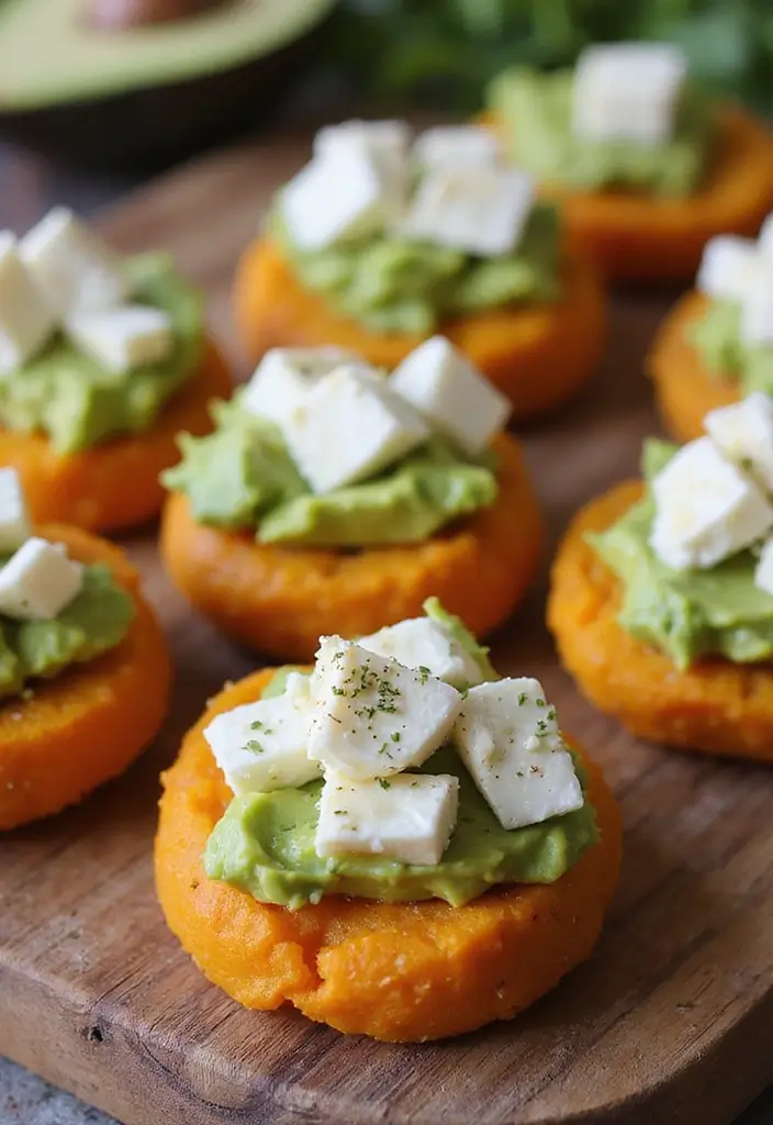 28 Perfect Wedding Cocktail Hour Food Suggestions for a Memorable Start - 15. Sweet Potato Bites