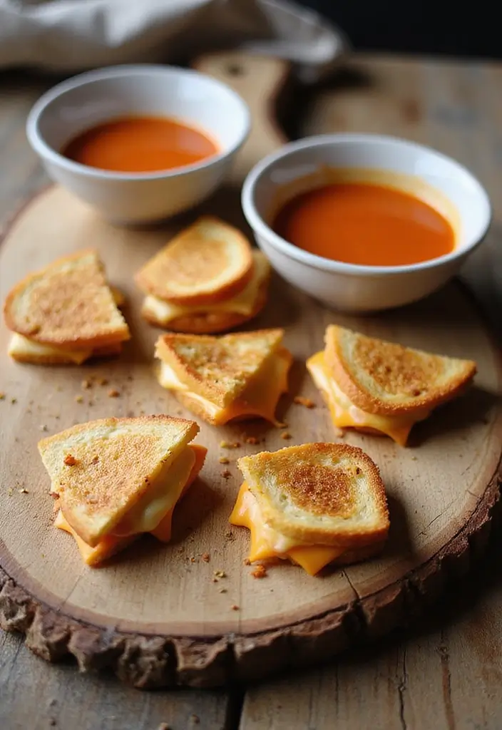 28 Perfect Wedding Cocktail Hour Food Suggestions for a Memorable Start - 19. Grilled Cheese Bites