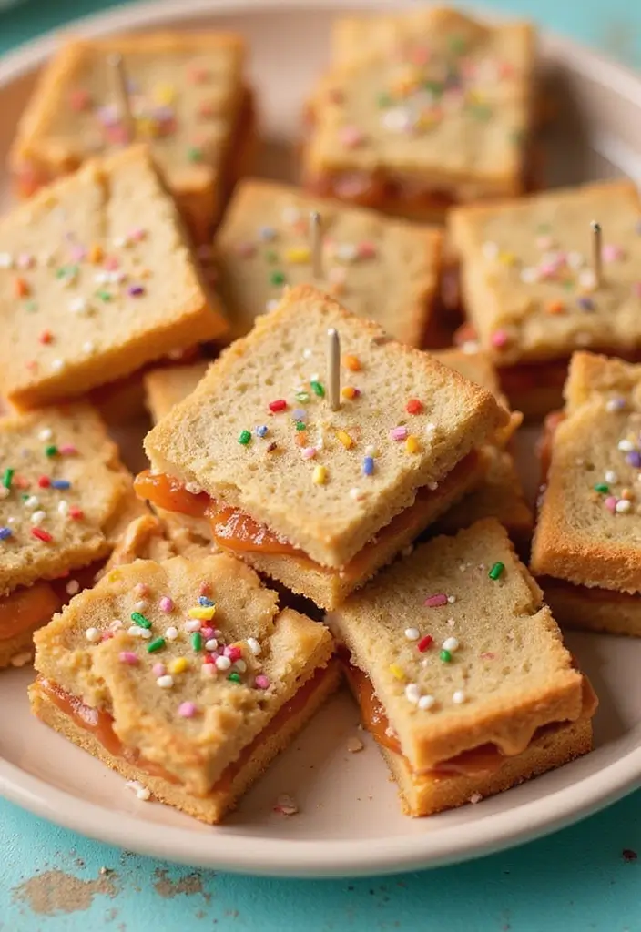 28 Perfect Wedding Cocktail Hour Food Suggestions for a Memorable Start - 24. Peanut Butter and Jelly Bites