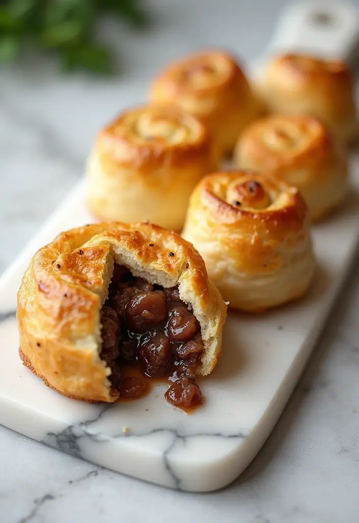 28 Perfect Wedding Cocktail Hour Food Suggestions for a Memorable Start - 4. Mini Beef Wellington Bites