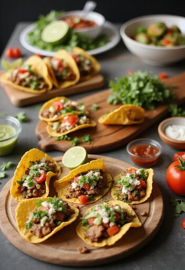 28 Perfect Wedding Cocktail Hour Food Suggestions for a Memorable Start - 6. Mini Tacos