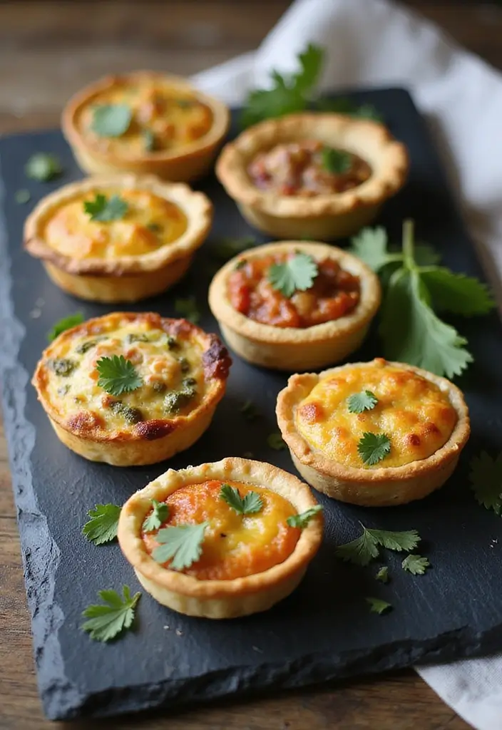 28 Perfect Wedding Cocktail Hour Food Suggestions for a Memorable Start - 8. Mini Quiches