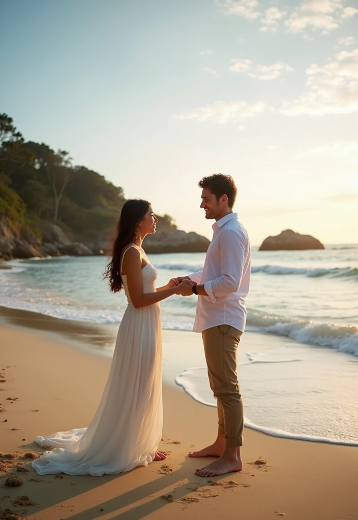 28 Refreshing Beach Wedding Inspiration for a Dreamy Seaside Celebration - 27. Nature-Inspired Vows
