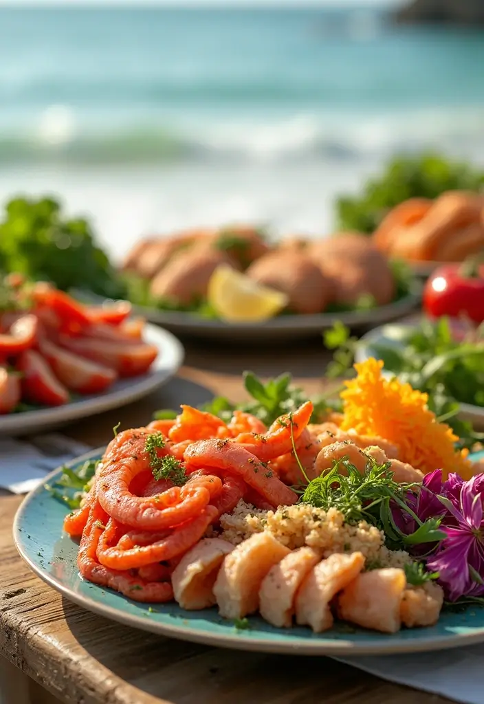 28 Refreshing Beach Wedding Inspiration for a Dreamy Seaside Celebration - 8. Sustainable Catering