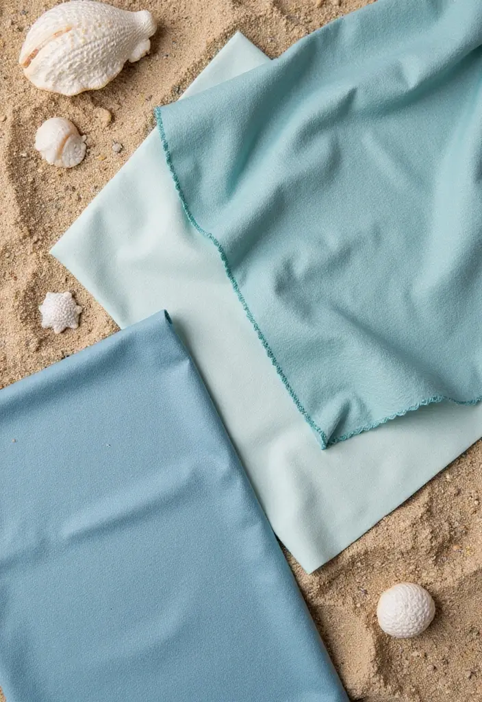 28 Refreshing Beach Wedding Inspiration for a Dreamy Seaside Celebration - 9. Ocean-Inspired Color Palette