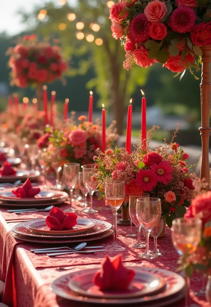 28 Rich Burgundy Wedding Colors for a Bold Statement - 16. Burgundy and Coral