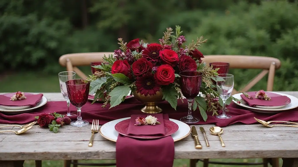 28 Rich Burgundy Wedding Colors for a Bold Statement