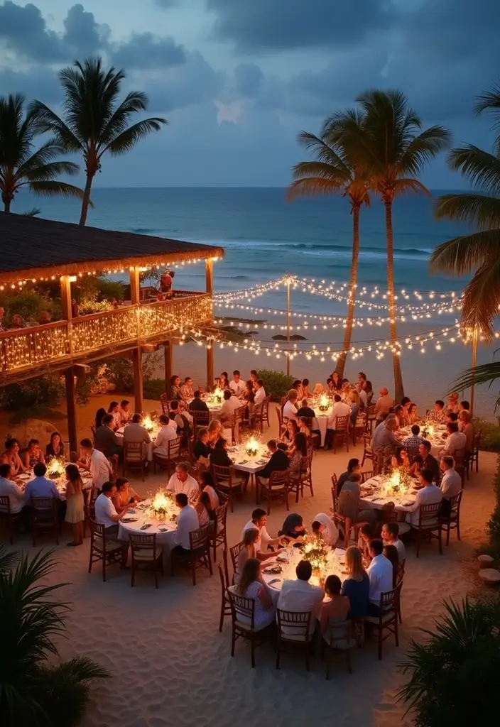 28 Stunning Beach Wedding Photos to Capture Your Seaside Love - 13. Seaside Celebrations