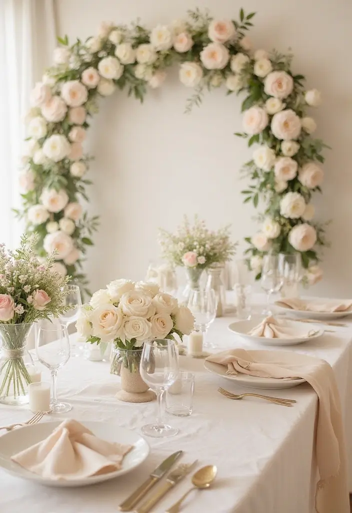 28 Timeless Champagne Wedding Colors Scheme Ideas for Every Season - 14. Cream and Champagne: Soft and Elegant