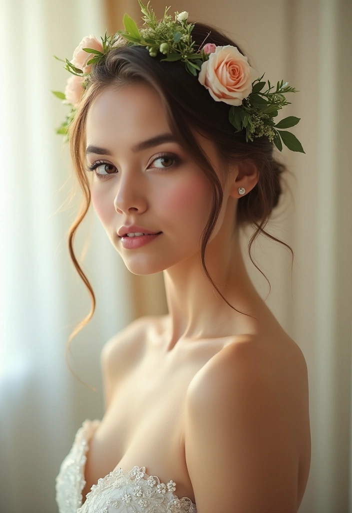 28 Timeless Christian Wedding Hairstyles for Your Special Day - 10. Side-Swept Curls