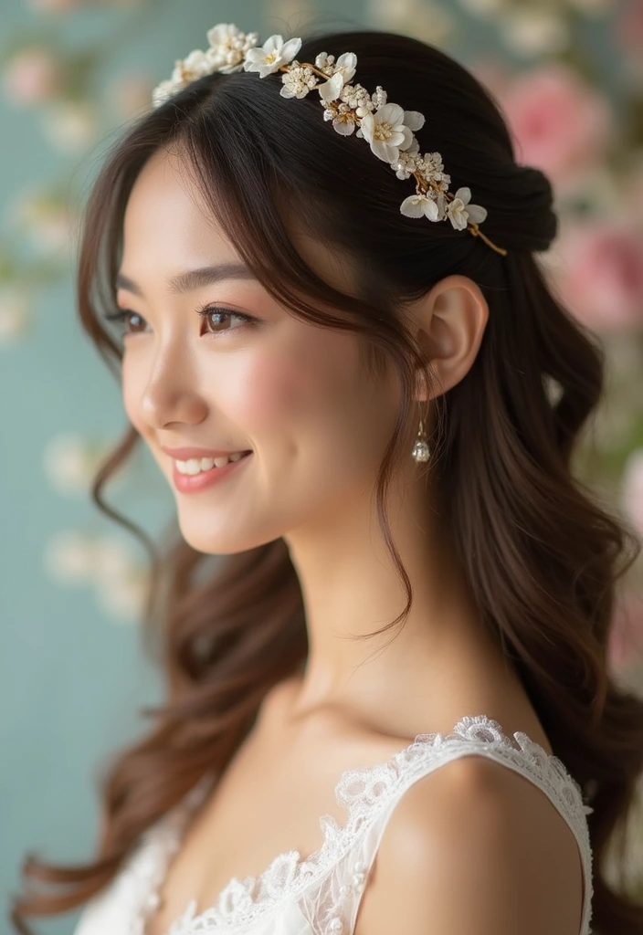 28 Timeless Christian Wedding Hairstyles for Your Special Day - 14. Simple Hairband Style