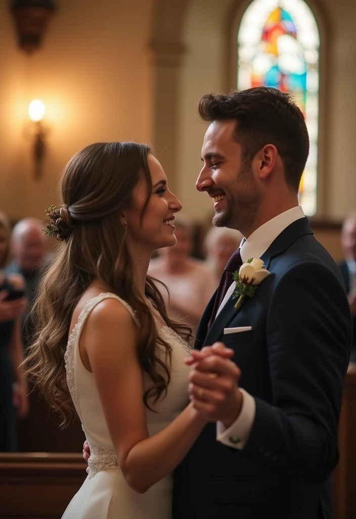 29 Classic Church Wedding Photos to Relive Your Sacred Moments - 13. The Dance of Joy