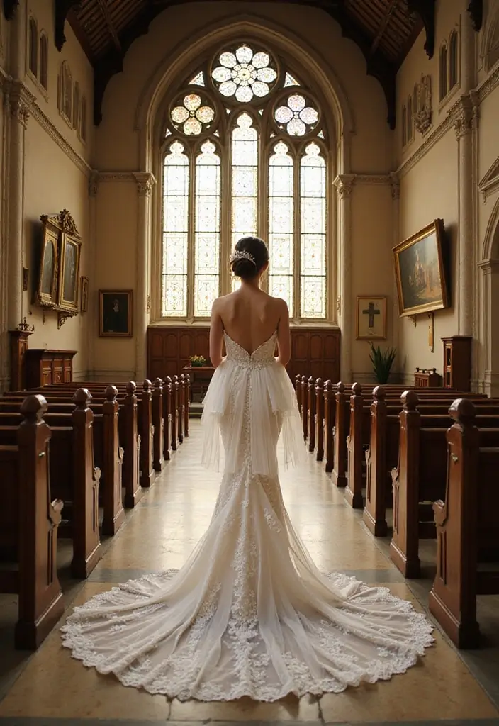 29 Classic Church Wedding Photos to Relive Your Sacred Moments - 4. The Bridal Portrait