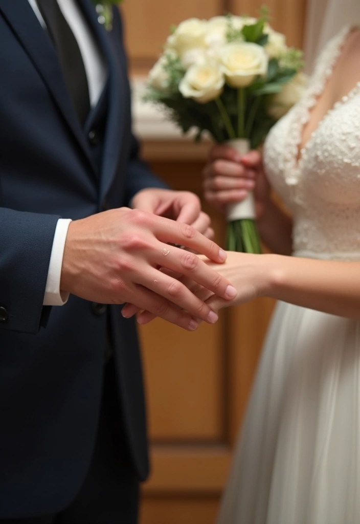 29 Classic Church Wedding Photos to Relive Your Sacred Moments - 9. The Ring Exchange