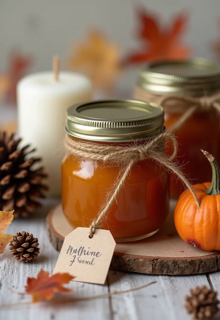 29 Cozy Fall Wedding Inspiration for a Warm and Elegant Atmosphere - 9. Autumn-Themed Favors