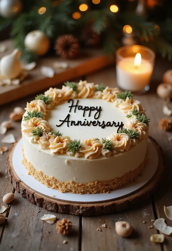 29 Creative 20th Wedding Anniversary Ideas for a Special Day - 29. Celebrate with a Customized Anniversary Cake